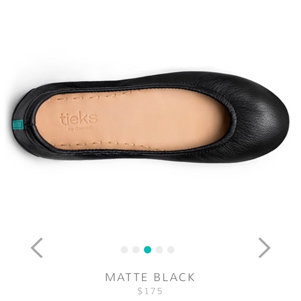 Tieks by Gavrieli size 9 matte black ballet flats